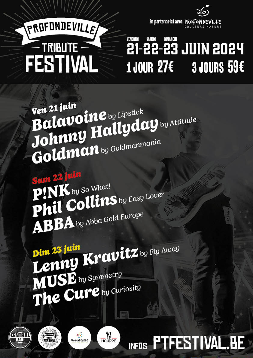 Welcome 🎸 Profondeville Tribute Festival