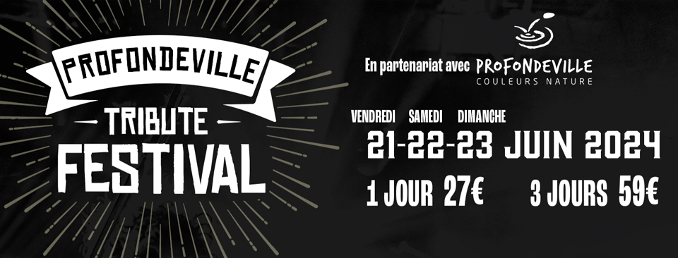 Welcome 🎸 Profondeville Tribute Festival